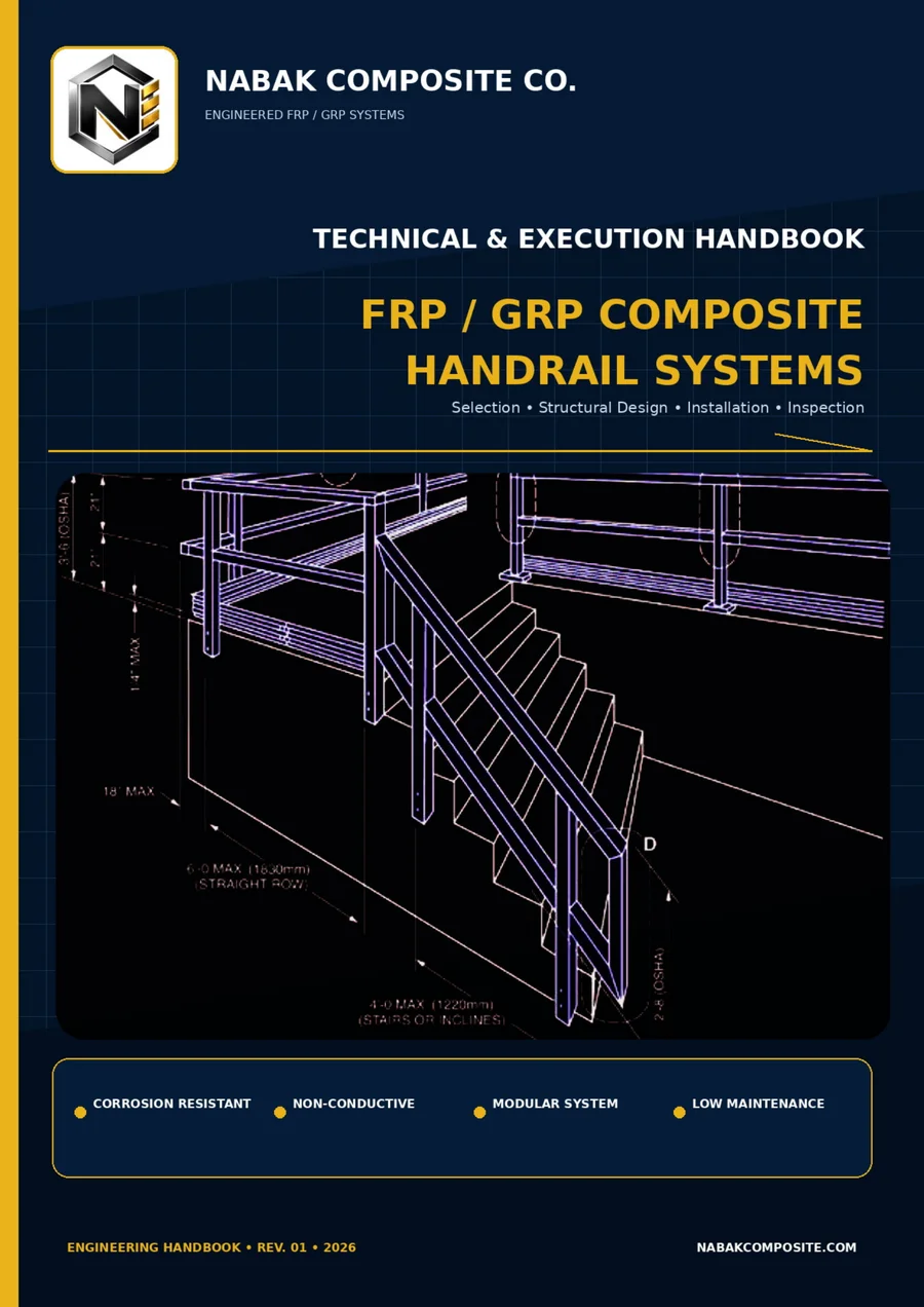 NABAK FRP/GRP Composite Handrail Systems – Technical & Installation Handbook