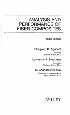 چکیده کتاب Analysis and Performance of Fiber Composites | آنالیز کامپوزیتهای الیافی